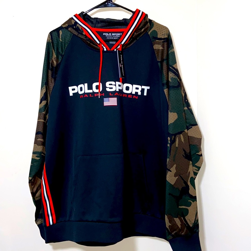 Polo Sport Ralph Lauren Camo Fitness Sweatshirt XL